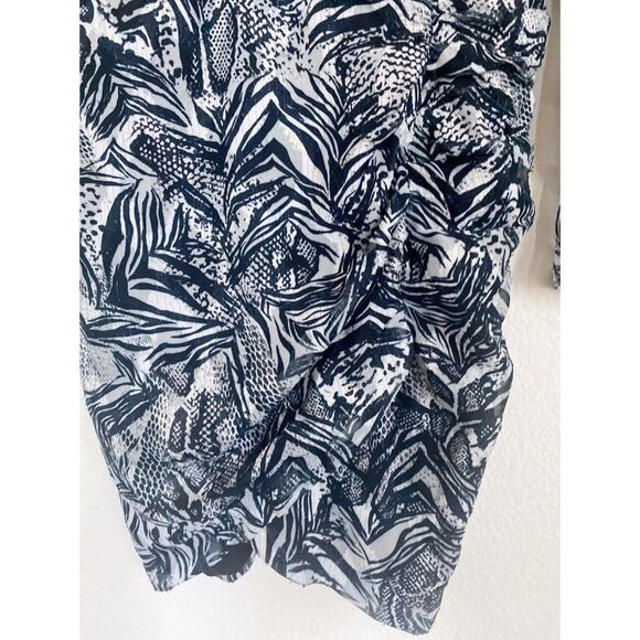 IRO Jenian metallic mini dress animal print 38/US6 - Picture 12 of 12